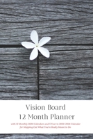 Vision Board 12 Month Planner, 12 Month 2020 Calendar 5 Year 2020-2024 Calendar for Mapping Out What You’re Really Meant to Do Create Simple Abundance ... & Your Rewired Brain Organizer and Journal B083XVDV8T Book Cover