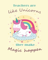 Teacher Planner 2020-2021: unicorns Weekly and Monthly, 8 period planner parent teacher 1675654492 Book Cover