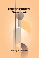 English printers' ornaments 9369876847 Book Cover