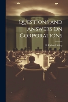 Questions and Answers On Corporations 1240025963 Book Cover