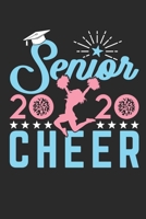 Senior Cheer 2020: Cheer Journal For Cheerleader Or Coach, Blank Paperback Book, 150 Pages, college ruled 1692534890 Book Cover