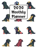 2020 Monthly Planner: Shih Tzu Dog 12 Month Planner Calendar Organizer Agenda with Habit Tracker, Notes, Address, Password, & Dot Grid Pages 1692480081 Book Cover