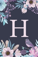 H: Monogrammed Undated Daily Planner For 100 Days - Includes To Do Lists, Appointments & Times Section, Gratitude And Health Section, Meal And Water Tracker 1655025228 Book Cover