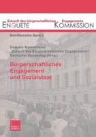 Burgerschaftliches Engagement Und Sozialstaat 3810032476 Book Cover