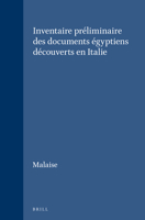 Inventaire préliminaire des documents égyptiens découverts en Italie 9004035109 Book Cover