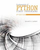 Fundamentals of Python: First Programs 133756009X Book Cover