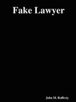 Fake Lawyer 0578050404 Book Cover