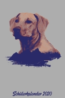 Sch�lerkalender 2020: Kalender DIN A5 2020 1 Tag = 1 Seite mit gro�em Tagesplaner und gro�artiger �bersicht. Monats�bersicht, Erinnerung und Notizen in diesem Kalenderbuch. Labrador Hund Golden Retrie 1677638451 Book Cover