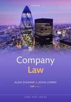 Company Law (Core Text Series) 0192865358 Book Cover