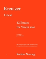 42 Etudes for Violin solo: Urtext B08R1Q3JHP Book Cover