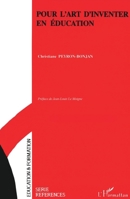 Pour l'art d'inventer en éducation 2738427022 Book Cover
