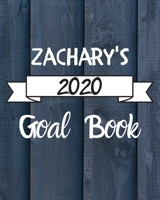 Zachary's 2020 Goal Book: 2020 New Year Planner Goal Journal Gift for Zachary / Notebook / Diary / Unique Greeting Card Alternative 167375807X Book Cover