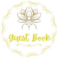 Evening Awl Guest Book Any Occasions Book White and Gold Design 1716304393 Book Cover