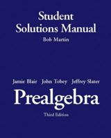 Prealgebra: Student Solutions Manual 0131861247 Book Cover