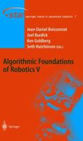Algorithmic Foundations of Robotics V 3642073417 Book Cover