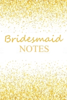 Bridesmaid Notes: Marble Lined Bridesmaid Notebook for Ideas, Thoughts, Reminders, To-do-lists & Plans, Bridal Party Gift 6x9 - 120 Pages 1659565553 Book Cover