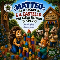 Matteo, il riccio, e ill castello che aveva bisogno di spazio: Una storia sui limiti, le parole gentili e il rispetto dello spazio personale. (Italian Edition) B0HDKFBJF1 Book Cover