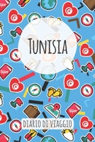 Tunisia Diario di Viaggio: Pianificatore di viaggio I Pianificatore di viaggio su strada I Diario a griglia a punti I taccuino I Diario tascabile I Regalo per Backpacker (Italian Edition) 1658835085 Book Cover
