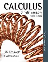 Calculus: Early Transcendentals, Single Variable 1429231823 Book Cover