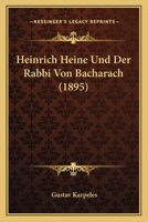 Heinrich Heine Und Der Rabbi Von Bacharach 1017418179 Book Cover