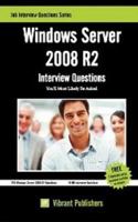 Windows Server 2008 R2 Interview Questions You'll Most Likely Be Asked 147518834X Book Cover