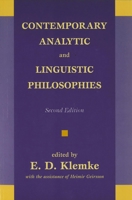 Contemporary Analytic and Linguistic Philosophies 0879751975 Book Cover