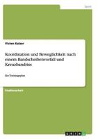 Koordination und Beweglichkeit nach einem Bandscheibenvorfall und Kreuzbandriss: Ein Trainingsplan 3656415234 Book Cover