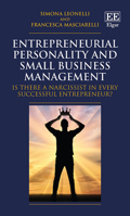 Entrepreneurial Personality and Small Business Management: Is There a Narcissist in Every Successful Entrepreneur? 1839108967 Book Cover