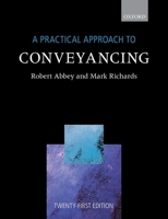 A Practical Approach to Conveyancing 0198860374 Book Cover