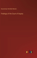 Findings of the Court of Inquiry 1362302899 Book Cover