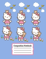 Composition Notebook: hello kitty journal with Wide Ruled Notebook Lined School Journal 100 Pages 8.5x11 Children Kids Girls Teens Women Subject ... hello kitty (Wide Ruled School Composition Books) 1705904327 Book Cover