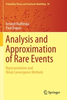 Analysis and Approximation of Rare Events: Representations and Weak Convergence Methods 1493995774 Book Cover