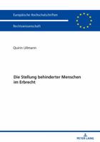 Die Stellung Behinderter Menschen Im Erbrecht 3631745516 Book Cover