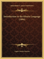 Introduction to the Kharia Language 111339305X Book Cover