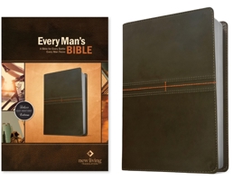 Every Man's Bible NLT (Leatherlike, East-West Grey) 1496466349 Book Cover