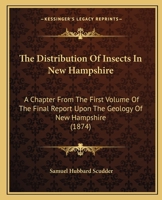 The Distribution of Insects in New Hampshire 333728888X Book Cover