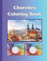 CHURCHES Coloring Book B0CPB26ZVH Book Cover