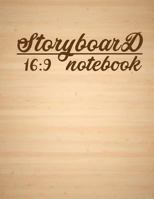 Storyboard Notebook: 16:9 (Large Print) - US Digital Television, The Industry Standard for Storyboard Sketchbooks - 108 Pages(Vol.2): Storyboard Notebook 1974613593 Book Cover