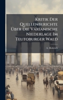 Kritik Der Quellenberichte à ber Die Varianische Niederlage Im Teutoburger Wald 1024772802 Book Cover