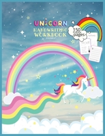Unicorn Handwriting Workbook for Kids: Unicorn Handwriting Practice Paper Letter Tracing Workbook for Kids - Unicorn Letters Writing - Kindergarten ... - Unicorn Letter Tracing Book for Girl B08VYFJXKN Book Cover
