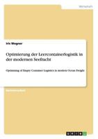 Optimierung der Leercontainerlogistik in der modernen Seefracht 3656446709 Book Cover