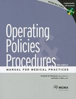 Operating Policies & Procedures: Manual for Medical Practices [With CDROM] 156829378X Book Cover