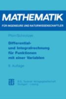 Differential- Und Integralrechnung Fur Funktionen Mit Einer Variablen 3815420407 Book Cover