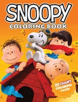 Snoopy Coloring Book: Amazing Snoopy Coloring Book for Kids ages 4-8, Cute Snoopy Character Drawing Inside B084DNTCX6 Book Cover