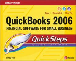 QuickBooks 2006 QuickSteps (Quick Steps) 0072262958 Book Cover