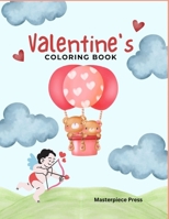 Valentine Coloring Book: Large, Easy, Engaging and Relaxing Art for Beginners, Children, Adults and Seniors B0CVL4B6C8 Book Cover