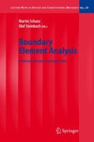 Boundary Element Analysis: Mathematical Aspects and Applications 354047465X Book Cover