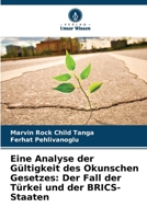 Eine Analyse der Gültigkeit des Okunschen Gesetzes: Der Fall der Türkei und der BRICS-Staaten (German Edition) 6208835070 Book Cover