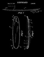 Surfboard: Composition Notebook - Vintage Surf Board Blueprint Surfer Log 1726071596 Book Cover