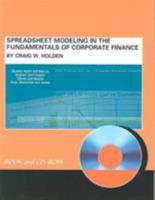 Spreadsheet Modeling in the Fundamentals of Corporate Finance (Book & CD) 0130499080 Book Cover